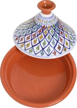 CRAFLAIR ~ Tajine ~ Ø 30 Cm ~ Geschikt Voor Inductie - Adapter ~ Handgemaakt ~ Geglazuurd Keramiek -Kookwereld Winkel 860x1200 1